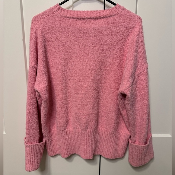 LOGENE Women's Oversized Sweater Crewneck Long Sleeve Soft Fuzzy Knit Size: S - Picture 10 of 12